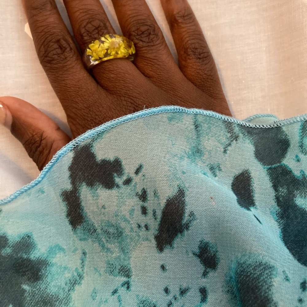 Sunflower Resin Ring